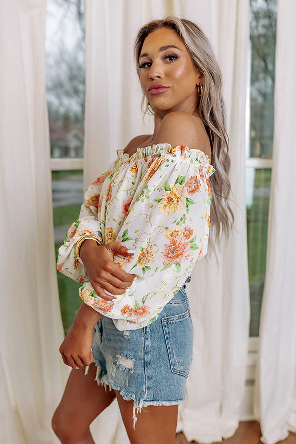 Spring Into Action Floral Top