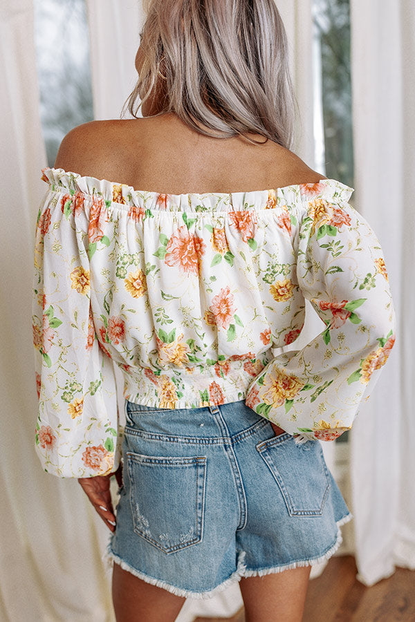 Spring Into Action Floral Top