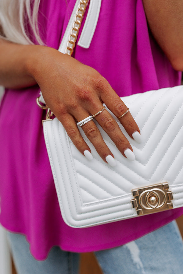 Create Your Dream Life Ring Set In White