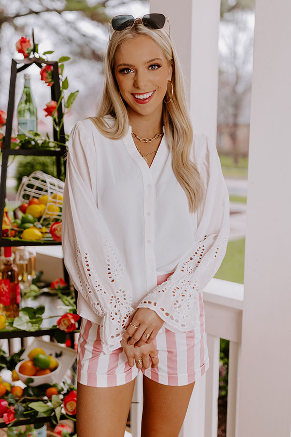 By Chance Eyelet Top