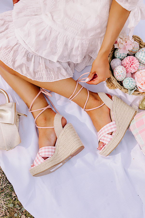 The Hadleigh Gingham Wedge