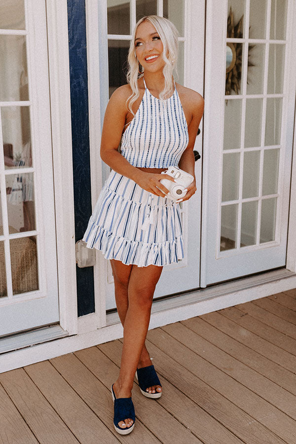 Pose For The Camera Stripe Top