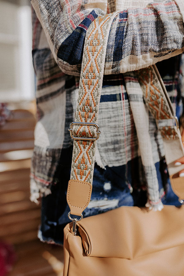 Show You Around Faux Leather Crossbody In Warm Taupe