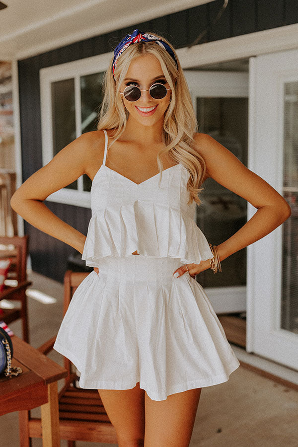 Total Appeal Crop Top In Ivory