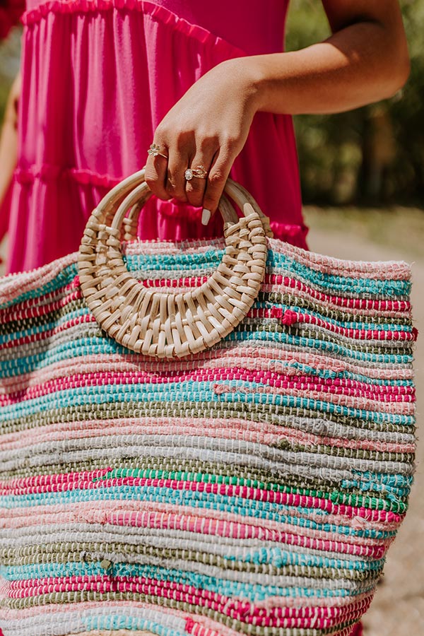 Parks, Picnics, And Prosecco Tote In Pink