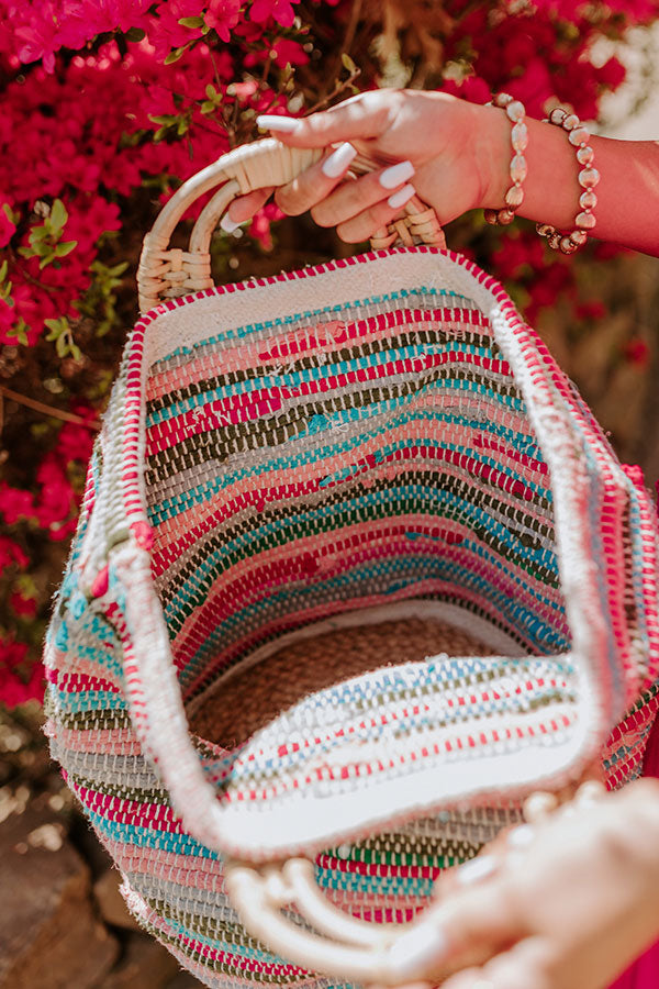 Parks, Picnics, And Prosecco Tote In Pink