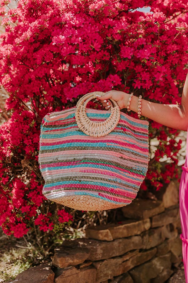 Parks, Picnics, And Prosecco Tote In Pink