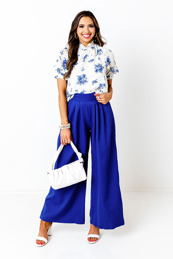 Follow Your Happiness Floral Shift Top in Cream