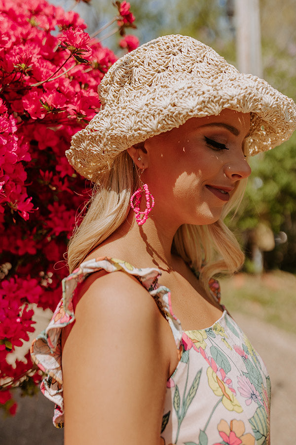 earrings for hot pink dress Flamingo Hot Pink Drop Earrings | Trendy Women's Jewelry