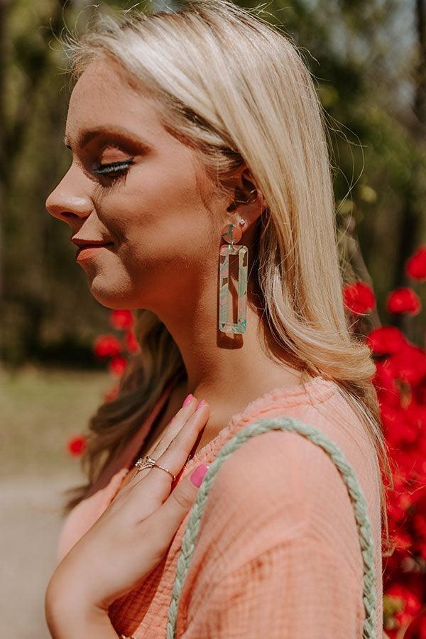 All The Buzz Earrings In Green