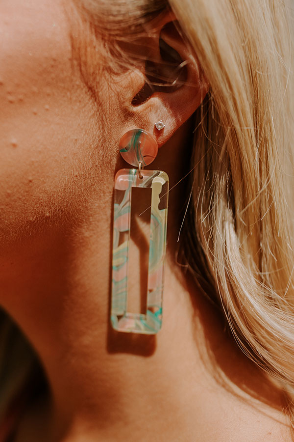 All The Buzz Earrings In Green