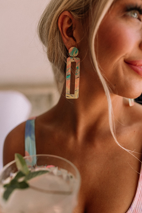 All The Buzz Earrings In Green