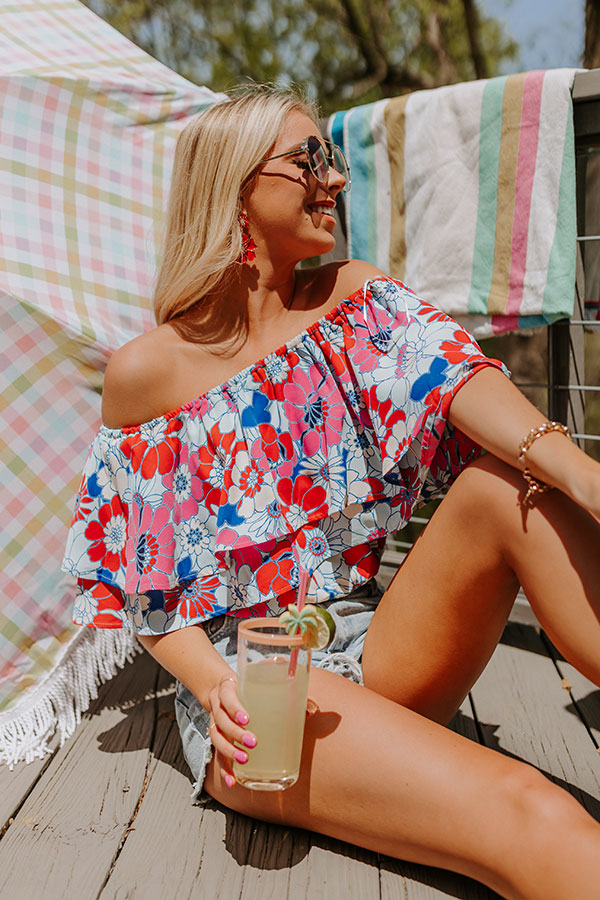 Tropical Joy Floral Top