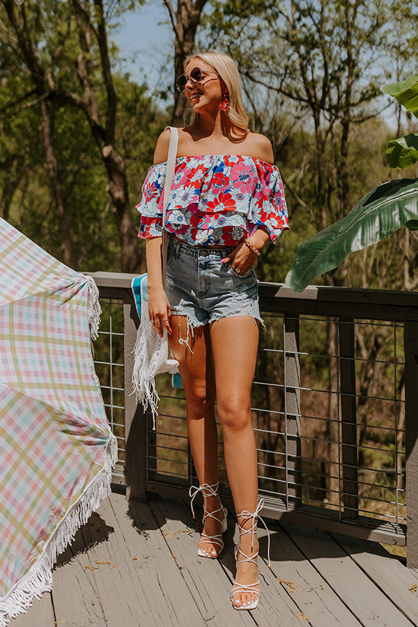 Tropical Joy Floral Top