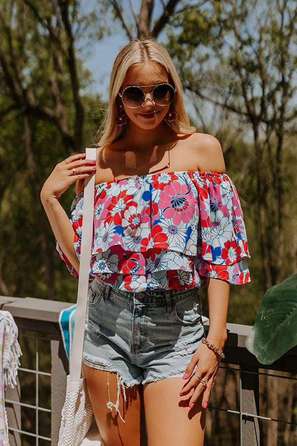 Tropical Joy Floral Top