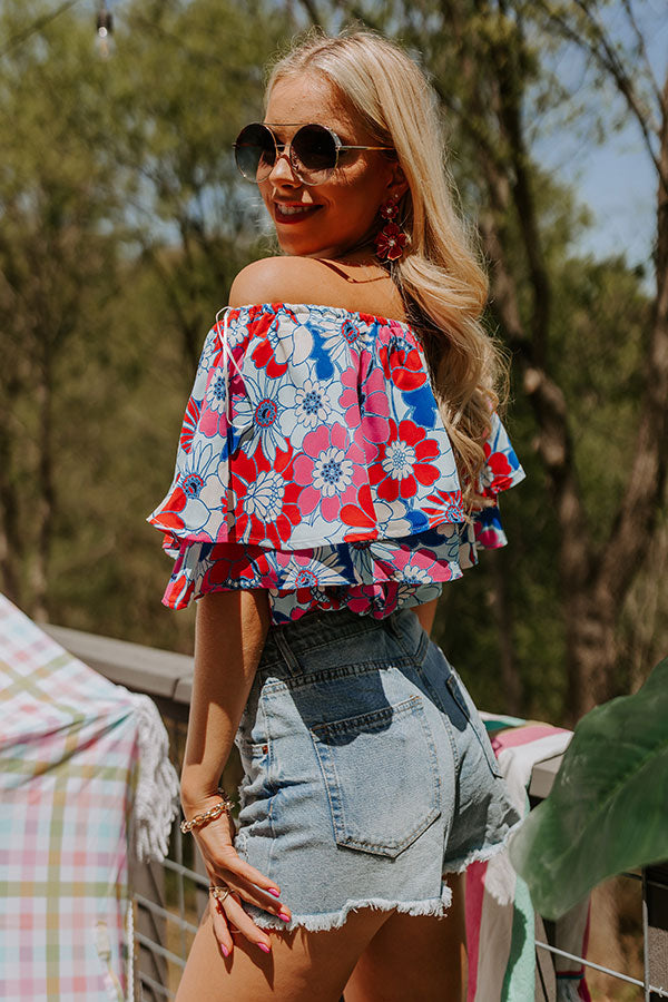 Tropical Joy Floral Top