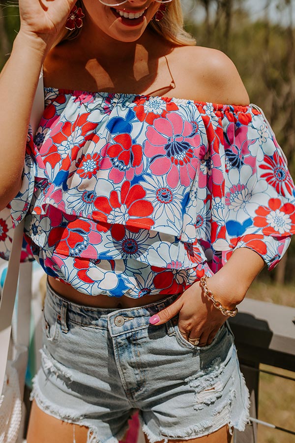 Tropical Joy Floral Top