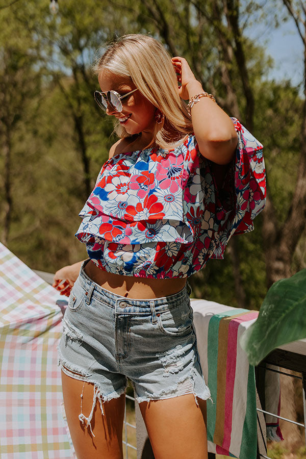Tropical Joy Floral Top