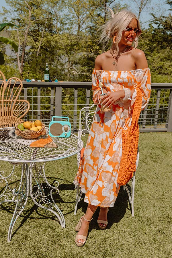 Meeting For Brunch Floral Midi