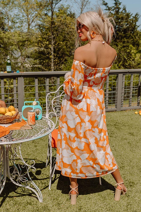 Meeting For Brunch Floral Midi
