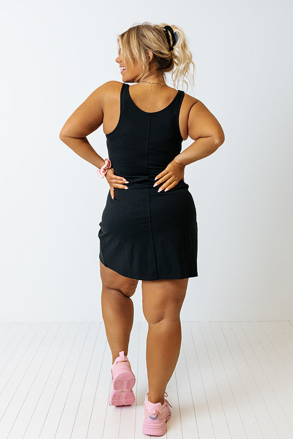 Back At It Again Athletic Dress Curves