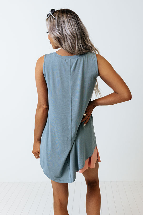 Connecting Flight Shift Tank In Light Slate