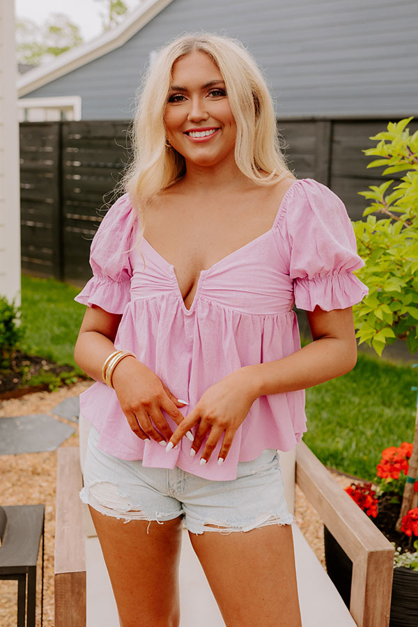 Grace On Repeat Babydoll Top