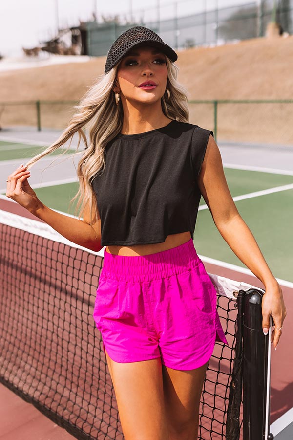 Making Mischief Crop Top In Black