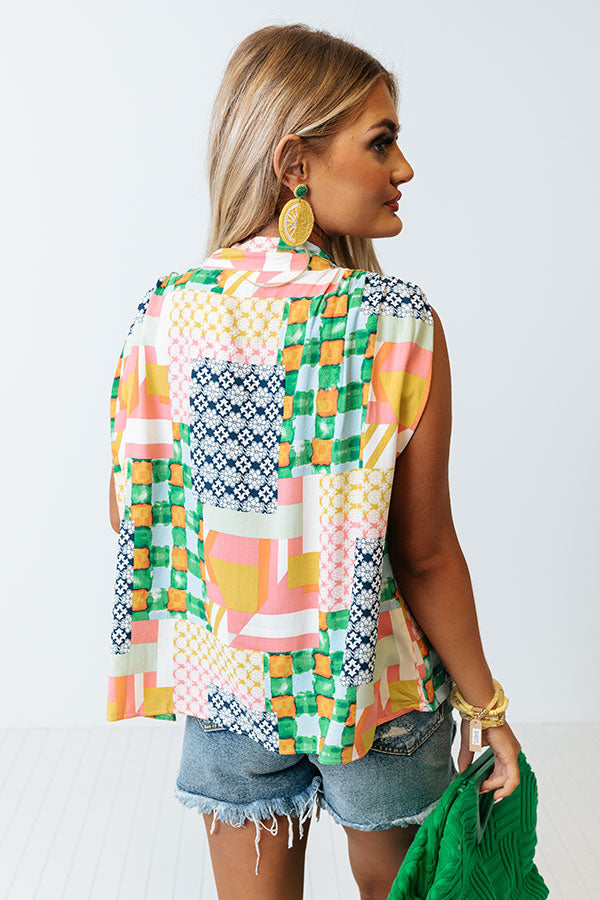 Sweeten Up Color Block Top