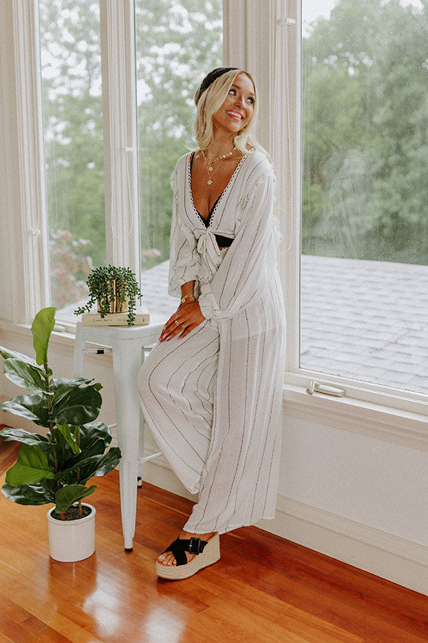 Occupied Poolside Front Tie Top
