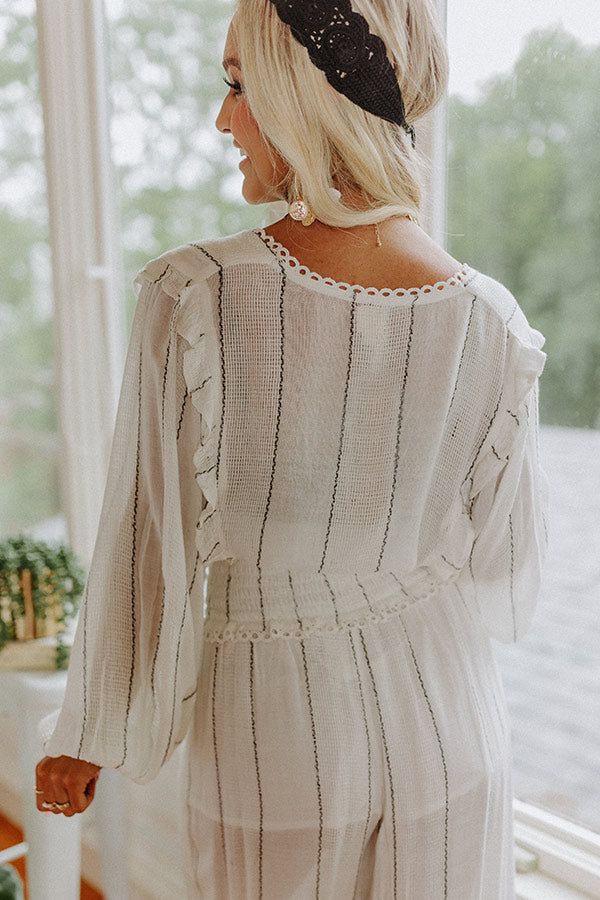 Occupied Poolside Front Tie Top