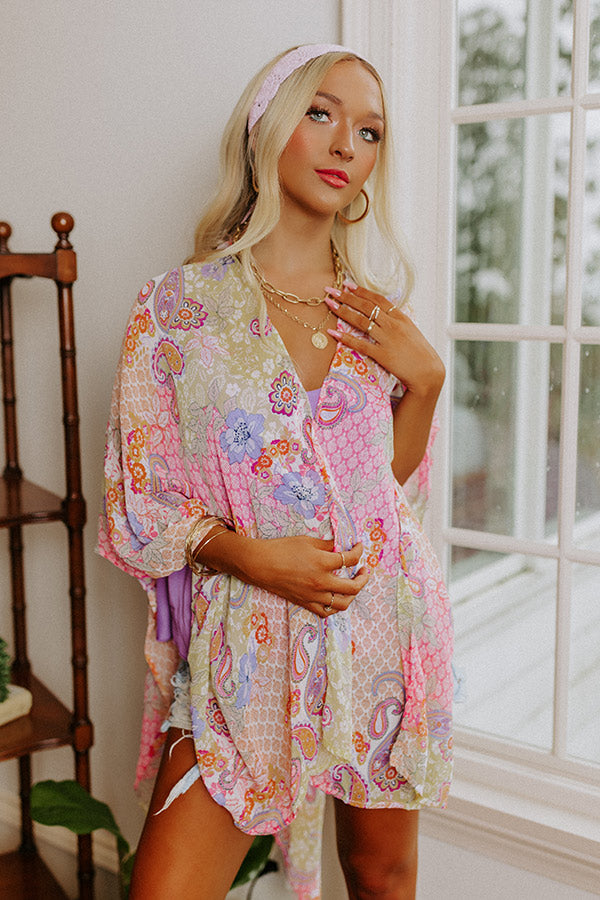 Never Too Chic Paisley Overlay
