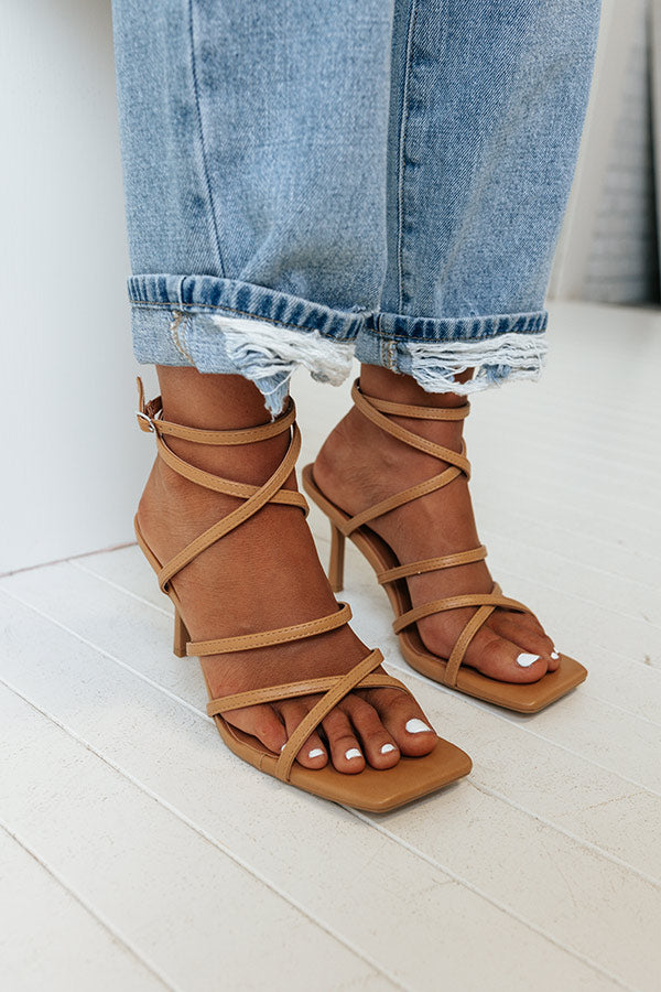 The Huxley Faux Leather Heel
