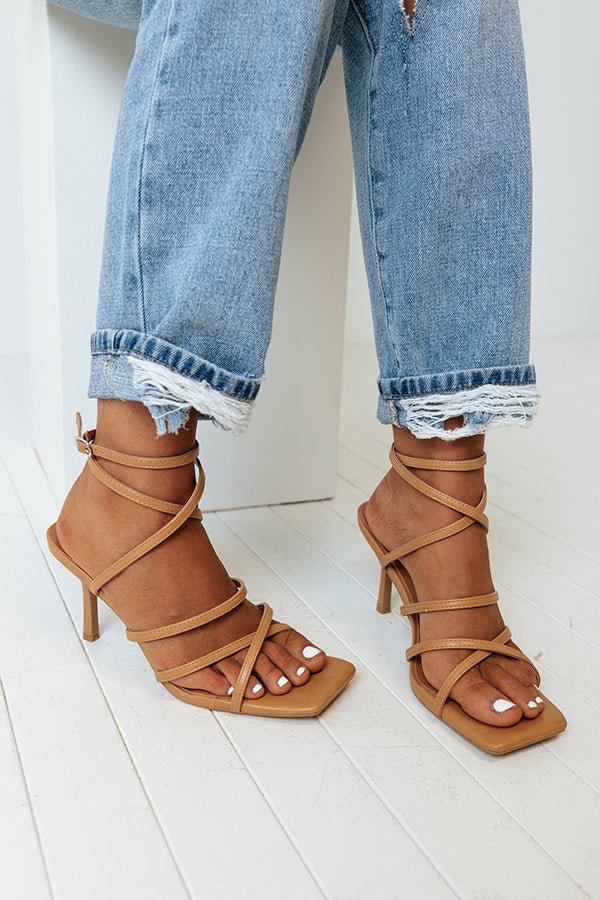 The Huxley Faux Leather Heel