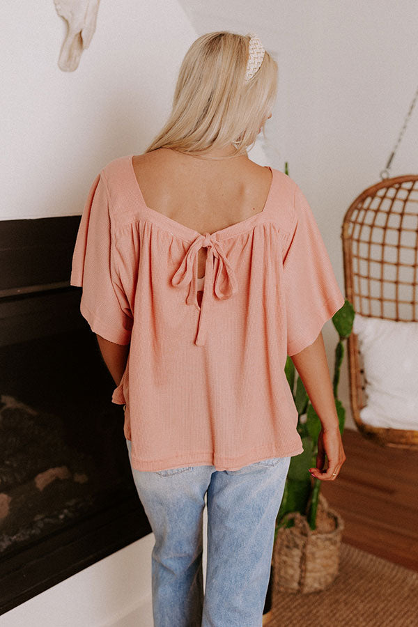 Heard The Story Waffle Knit Top