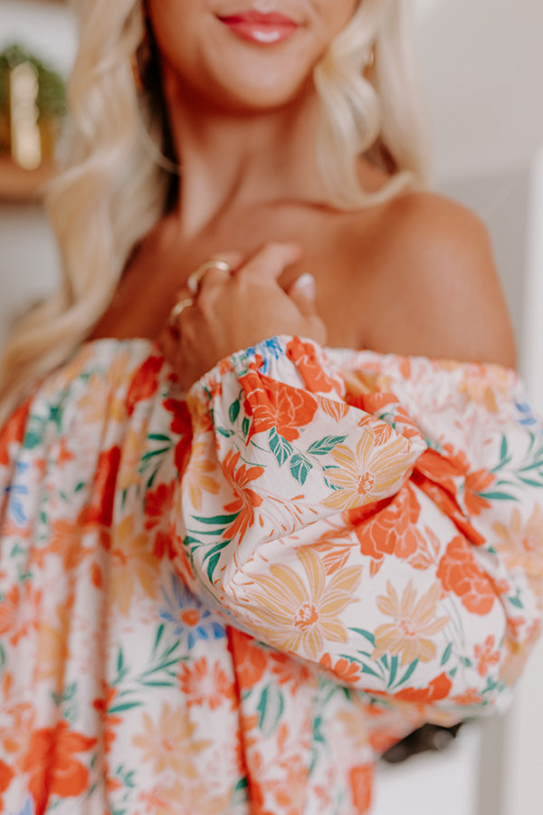 Baby Got Blooms Shift Top