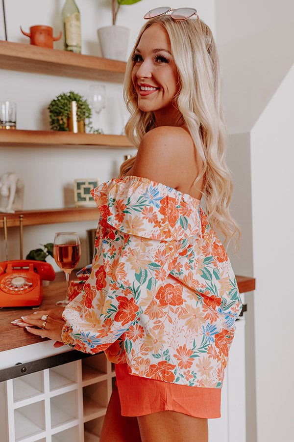 Baby Got Blooms Shift Top