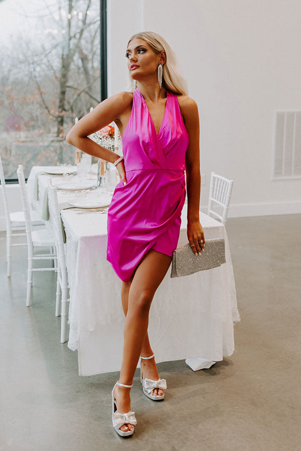 Broadway Girls Dress in Fuchsia