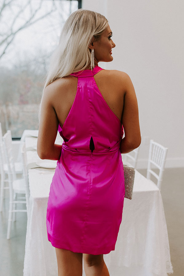 Broadway Girls Dress in Fuchsia