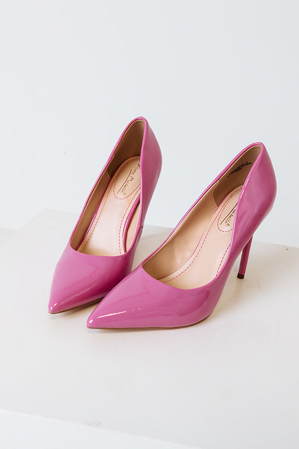 The Krissy Patent Heel In Pink