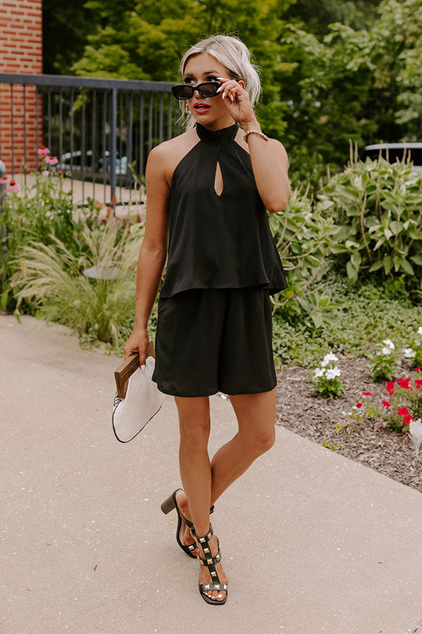 Dare To Indulge Romper In Black