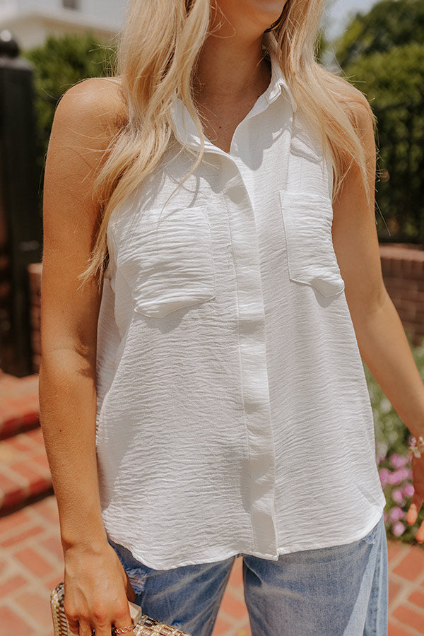 Fresh Take Shift Top In Ivory