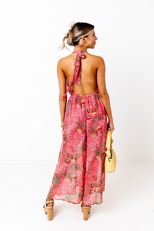 Tell Me Something Good Floral Jumpsuit