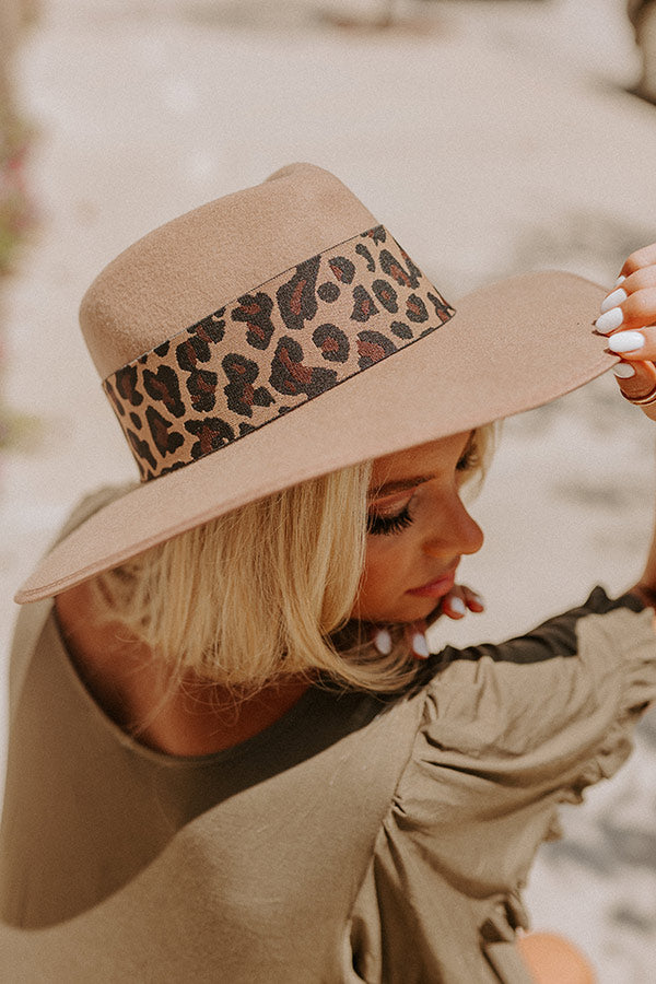 Candid Feelings Wool Fedora In Mocha