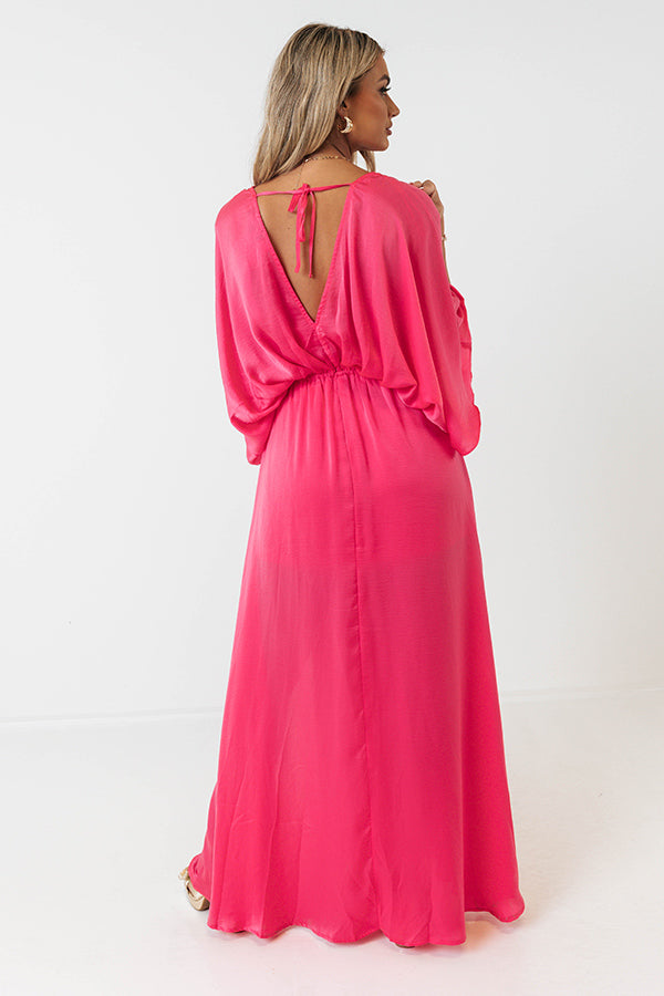 Pretty In Palisades Maxi in Hot Pink