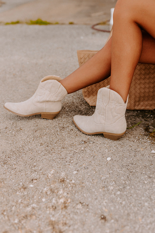 The Coop Faux Nubuck Cowboy Boot