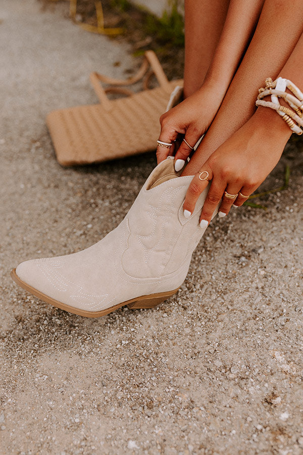 The Coop Faux Nubuck Cowboy Boot