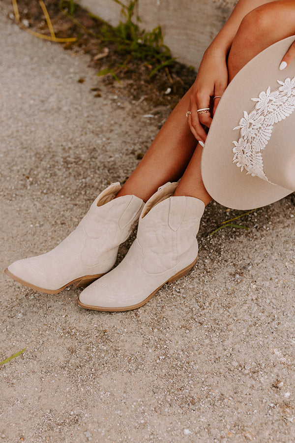 The Coop Faux Nubuck Cowboy Boot