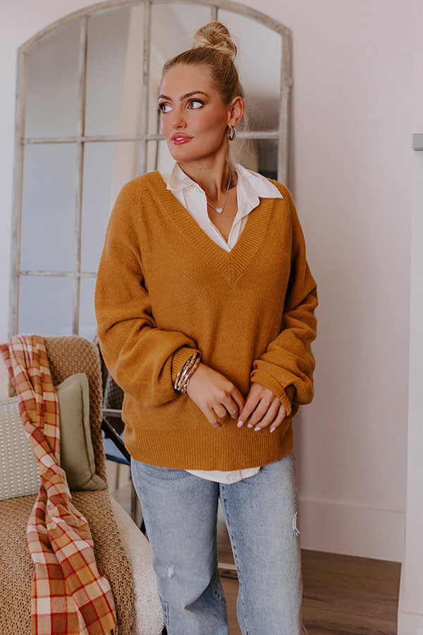 Sequoia Snuggles Sweater In Light Camel