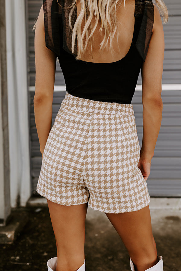 Call Me Chic Houndstooth Skort